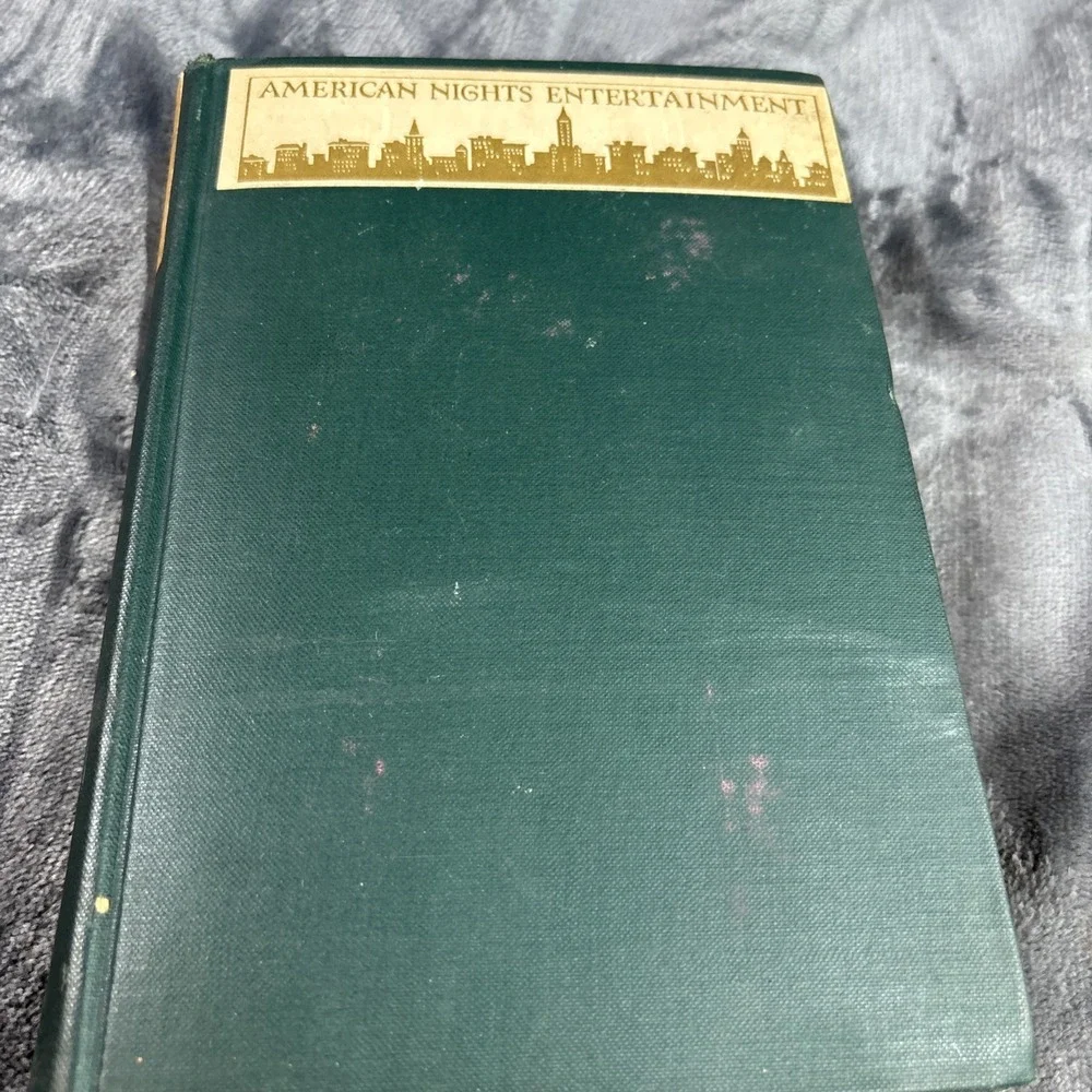 Antique Book American Nights‎ Entertainment 1923 1st edition